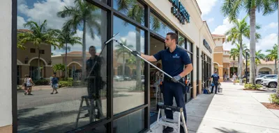 Commercial window cleaning for Plantation businesses
