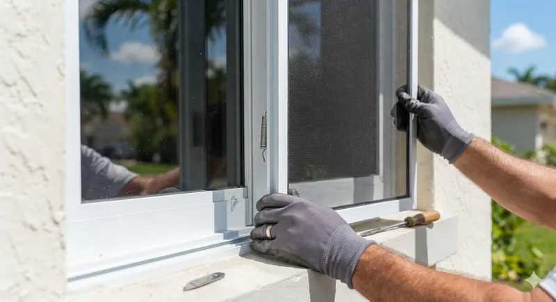 Window screen repair and replacement in Plantation, FL