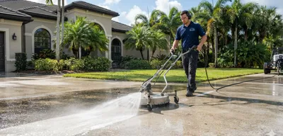 Pressure washing exterior cleaning in Plantation, FL